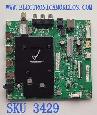 MAIN PARA TV INSIGNIA / NUMERO DE PARTE XKCB02K093 / 715GA715-M01-B00-005G / (G)XKCB02K093020X / PANEL TPT550U1-QVN05.U REV:S5DB1J / DISPLAY HV550QUB-F70 REV.2.0 / MODELO NS-55F301NA22	